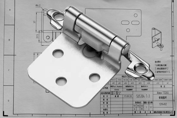 304 Stainless Steel Hidden Hinges