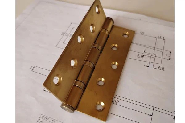 Anti-vibration Copper-plated Iron Fixed Hinge