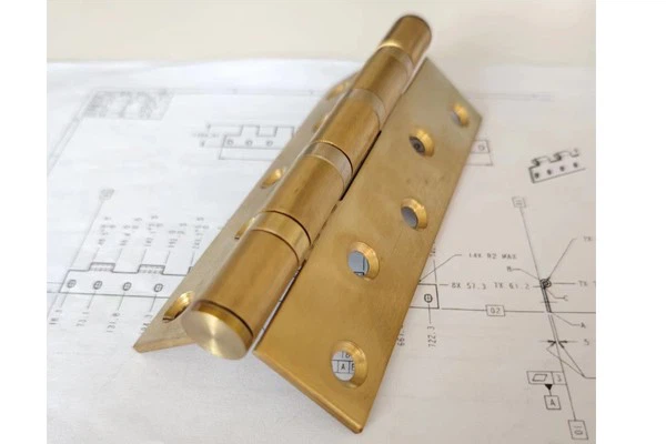 Anti-vibration Copper-plated Iron Fixed Hinge