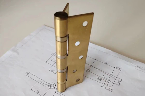 Anti-vibration Copper-plated Iron Fixed Hinge