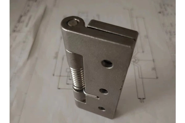 Carbon Steel Cobalt-plated Spring Hinge, Special Performance Technology, Mostly Used in Special Material Processing Equipment