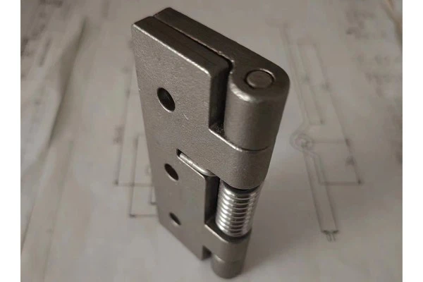 Carbon Steel Cobalt-plated Spring Hinge, Special Performance Technology, Mostly Used in Special Material Processing Equipment