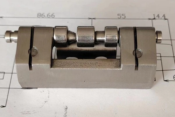 Concealed And Removable Carbon Steel Industrial Hinge With Retracting Pin