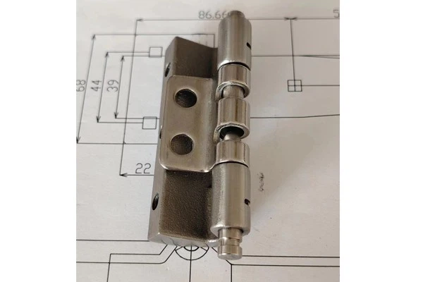 Concealed And Removable Carbon Steel Industrial Hinge With Retracting Pin