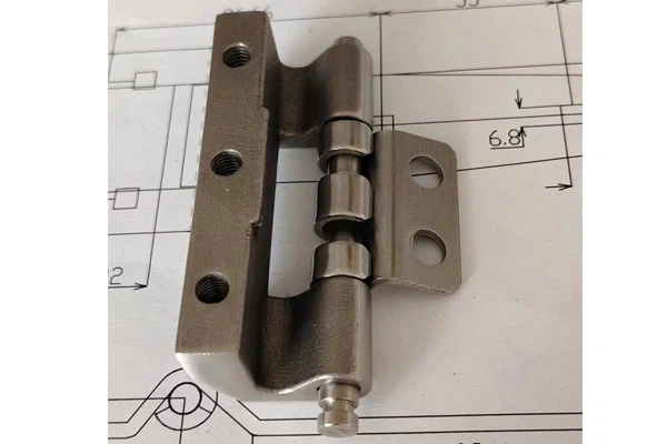 Concealed And Removable Carbon Steel Industrial Hinge With Retracting Pin