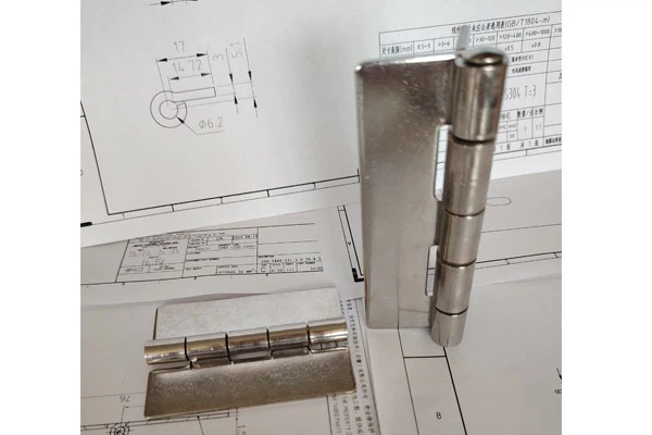 Brushed Process Hinges For Gate