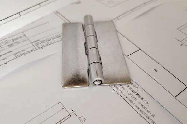 Brushed Process Hinges For Gate