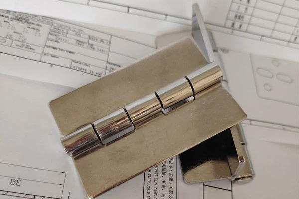 Brushed Process Hinges For Gate