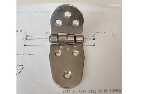 OEM Rounded Corner Flush Hinge Ball Bearing Door Hinge