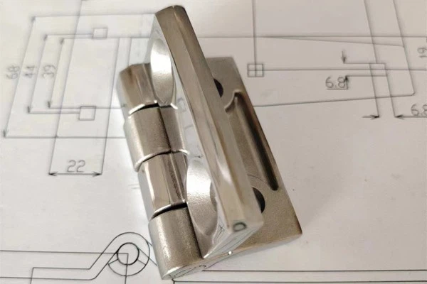 Stainless Steel 316 Mirror Brushed Marine Hardware Door Hinge