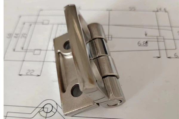 Stainless Steel 316 Mirror Brushed Marine Hardware Door Hinge